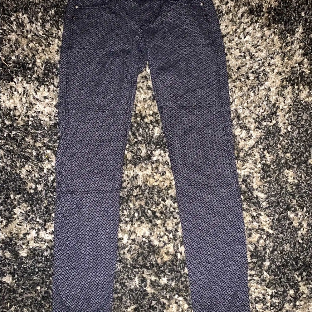 Athleta Skinny Leggings Jegging With Pockets Women’s Sz Small Gray With Pattern